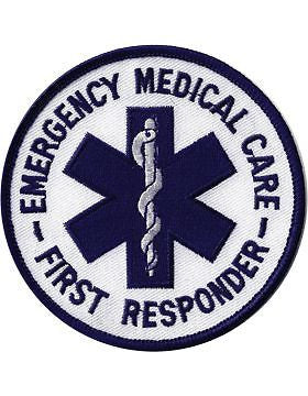 Novelty (U-N330) Emergency Medical Care First Responder Round 3.5" Patch