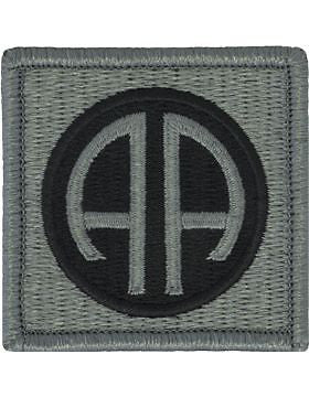 0082 Airborne Division ACU Patch with Fastener (PV-0082A)