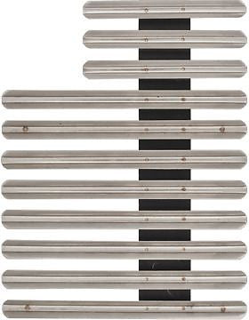 Ribbon Mount (R-MG30S) 30 Ribbon Eighth Inch Gap Staggered Right Material Back