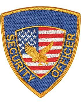 Novelty (U-N210) Security Officer with Flag and Eagle Patch