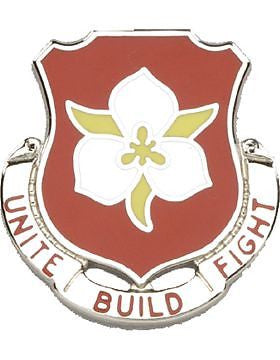 1457 Engineer Bn Unit Crest (Unite Build Fight)