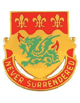 0263 Armor Bn Unit Crest (Never Surrendered)