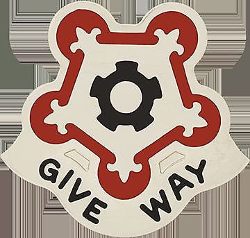 0088 Supply and Service Battalion Unit Crest (Give Way)