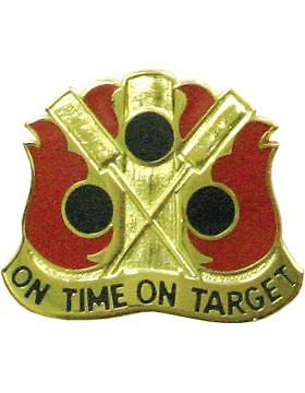 0072 Field Artillery Brigade Unit Crest (On Time On Target)