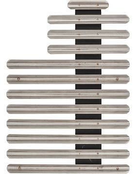 Ribbon Mount (R-MG31S) 31 Ribbon Eighth Inch Gap Staggered Right Material Back