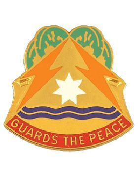 0053 Signal Brigade Unit Crest (Guards the Peace)