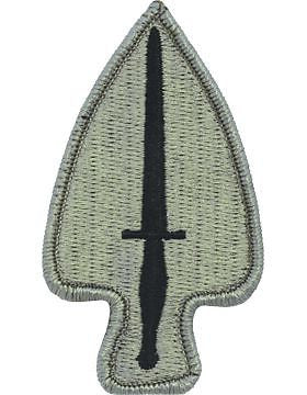 Army Special Operations Command (ARSOC) ACU Patch with Fastener (PV-SOPER)