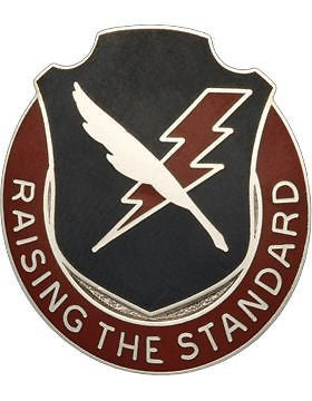 0678 Personnel Services Bn Unit Crest (Raising The Standard)