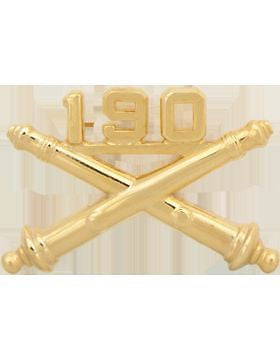 No-Shine (NS-RO-FA-190) 190th Field Artillery Officer Regimental BOS (Pair)