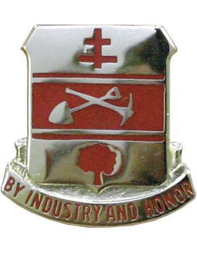 0317 Engineer Bn Unit Crest (By Industry And Honor)