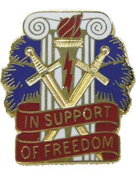 0207 Support Group Unit Crest (In Support Of Freedom)