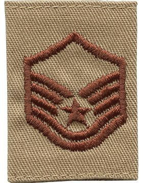 USAF Gortex Loop Rank (306) Master Sergeant Desert 2 Colors