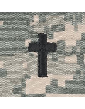 Chaplain Cross, ACU Sewn-on Cap Rank
