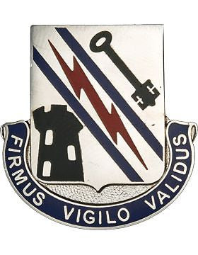 0003 3 Bde 82 Abn Div Spl Trp Bn Unit Crest (Firmus Vigilo Validus)