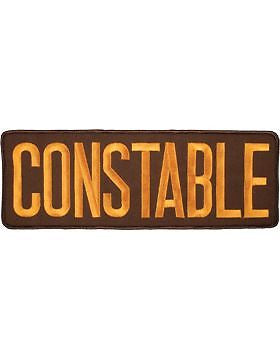 Novelty (U-N112A) Constable 11" Patch Gold on Brown