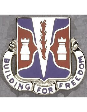 0878 Engineer Bn Unit Crest (Building For Freedom)