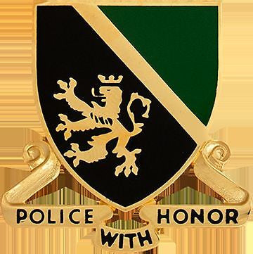 382 Miliary Police Bn Unit Crest (Police With Honor)