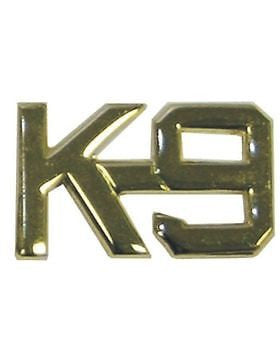 Tie Tac (U-580G) K-9 Gold 1/2"