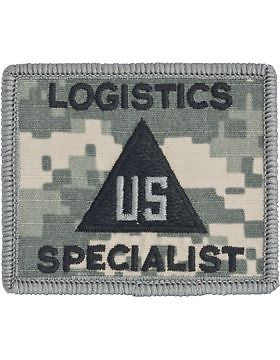 Logistics Specialist United States ACU Patch with Fastener (PV-LOGIS)