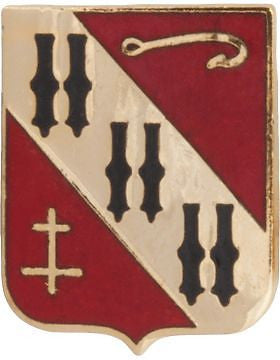 No-Shine (NS-T-C-0005A) 5th Air Defense Artillery Crest Tie Tac