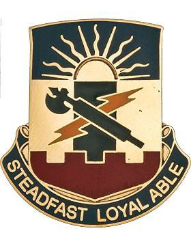 0004 Bde 1 Armored Div Spl Trp Bn Unit Crest (Steadfast Loyal Able)