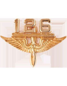 No-Shine (NS-RO-AVN-0126) 126th Aviation Officer Regimental BOS (Pair)