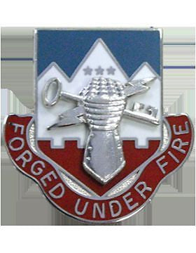 0002 Bde 2 Inf Div Spl Trps Bn Unit Crest (Forged Under Fire)