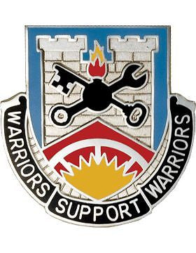 0231 Support Bn Unit Crest (Warriors Support Warriors)