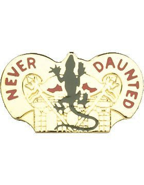 0084 Engineer Battalion Unit Crest (Never Daunted)