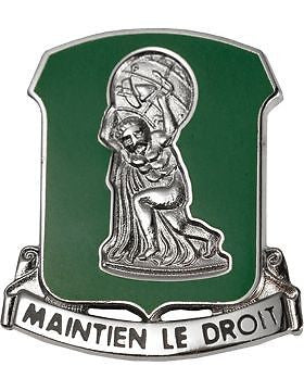 0122 Support Bn Unit Crest (Maintain Le Droit)