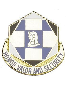 0066 Military Intelligence Brigade Unit Crest (Honor Valor And Security)