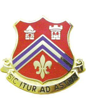 0102 Field Artillery Unit Crest (Sic Itur Ad Astra)