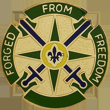 0185 Military Police ARNG California Unit Crest (Forged From Freedom)