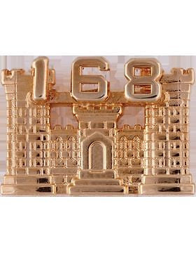 No-Shine (NS-RO-ENG-168) 168th Engineer Officer Regimental BOS (Pair)