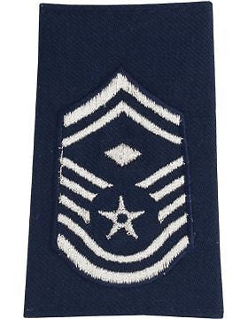 USAF Shoulder Marks (AF-M111/S) Senior Master Sergeant w/Diamond Small