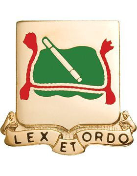 0716 Military Police Bn Unit Crest (Lex Et Ordo)