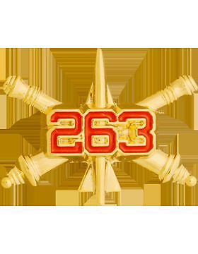 No-Shine (NS-T-RO-ADA-263) 263rd Air Defense Artillery Officer BOS Tie Tac