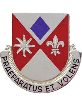 0217 Support Bn Unit Crest (Praeparatus Et Volens)