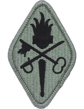 Quartermaster Training School ACU Patch with Fastener (PV-QMSCH)