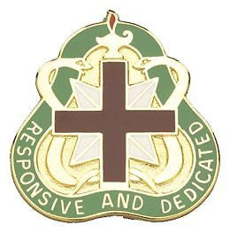US Army Medical Command Unit Crest (Responsive And Dedicated)