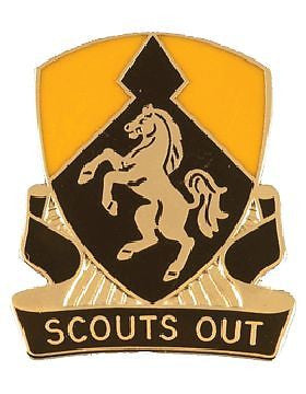 0153 Cavalry Regiment Unit Crest (Scouts Out)