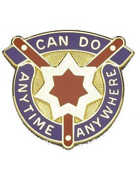 0377 Support Command Unit Crest (Can Do Anytime Anywhere)