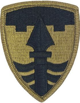 0043 Military Police Brigade Scorpion Patch with Fastener (PMV-0043B)