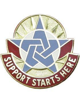 Combined Arms Support Command Ft Lee Unit Crest (Support Starts Here)