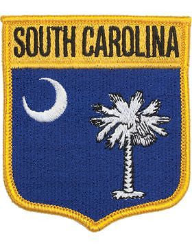 South Carolina 3 3/4" Shield (N-SS-SC1) with Gold Border