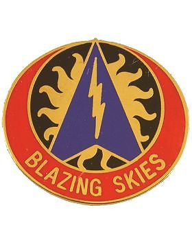 0164 Air Defense Artillery Bde Unit Crest (Blazing Skies)