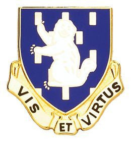 0337 Regiment Brigade Combat Team Unit Crest (Vis Et Virtus)