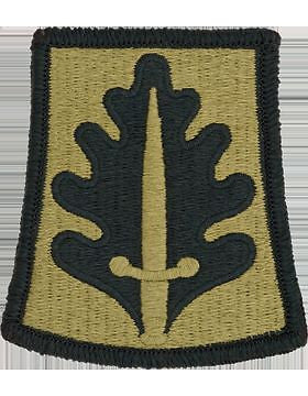 0333 Military Police Brigade Scorpion Patch with Fastener (PMV-0333A)