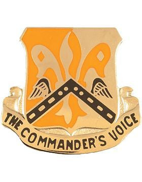 0082 Signal Battalion Unit Crest (The Commander's Voice)