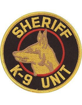 Novelty (U-N220) Sherriff K-9 Unit Patch